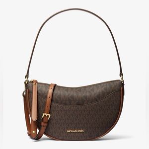 **NEW** Michael Kors Medium Dover Signature Logo Crossbody Bag